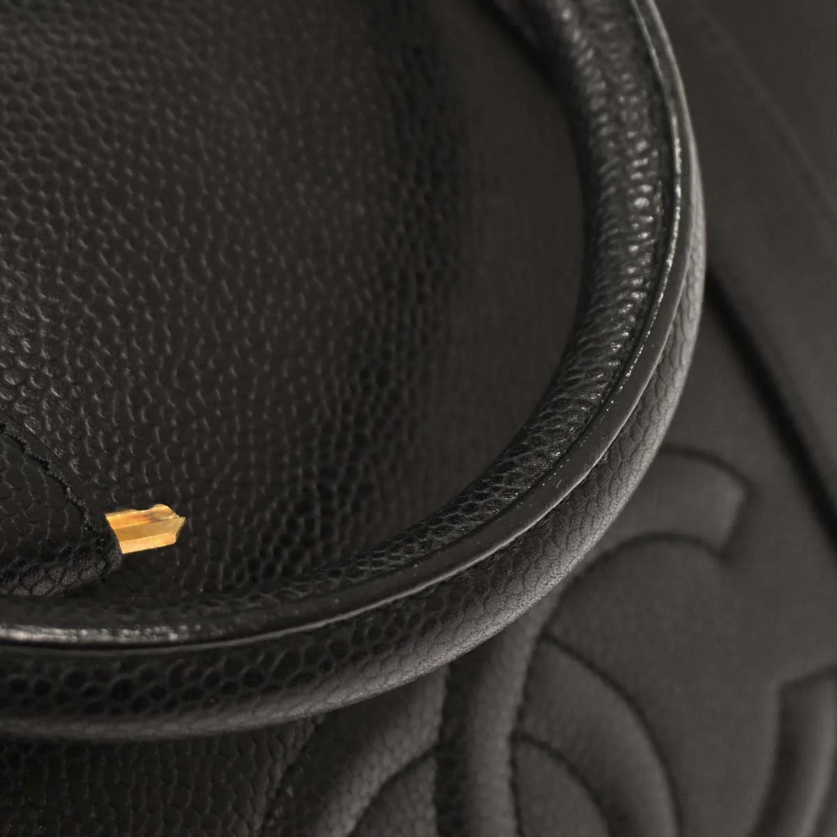 Chanel Black Calfskin 2way Shoulder Duffle Handbag - Image 6