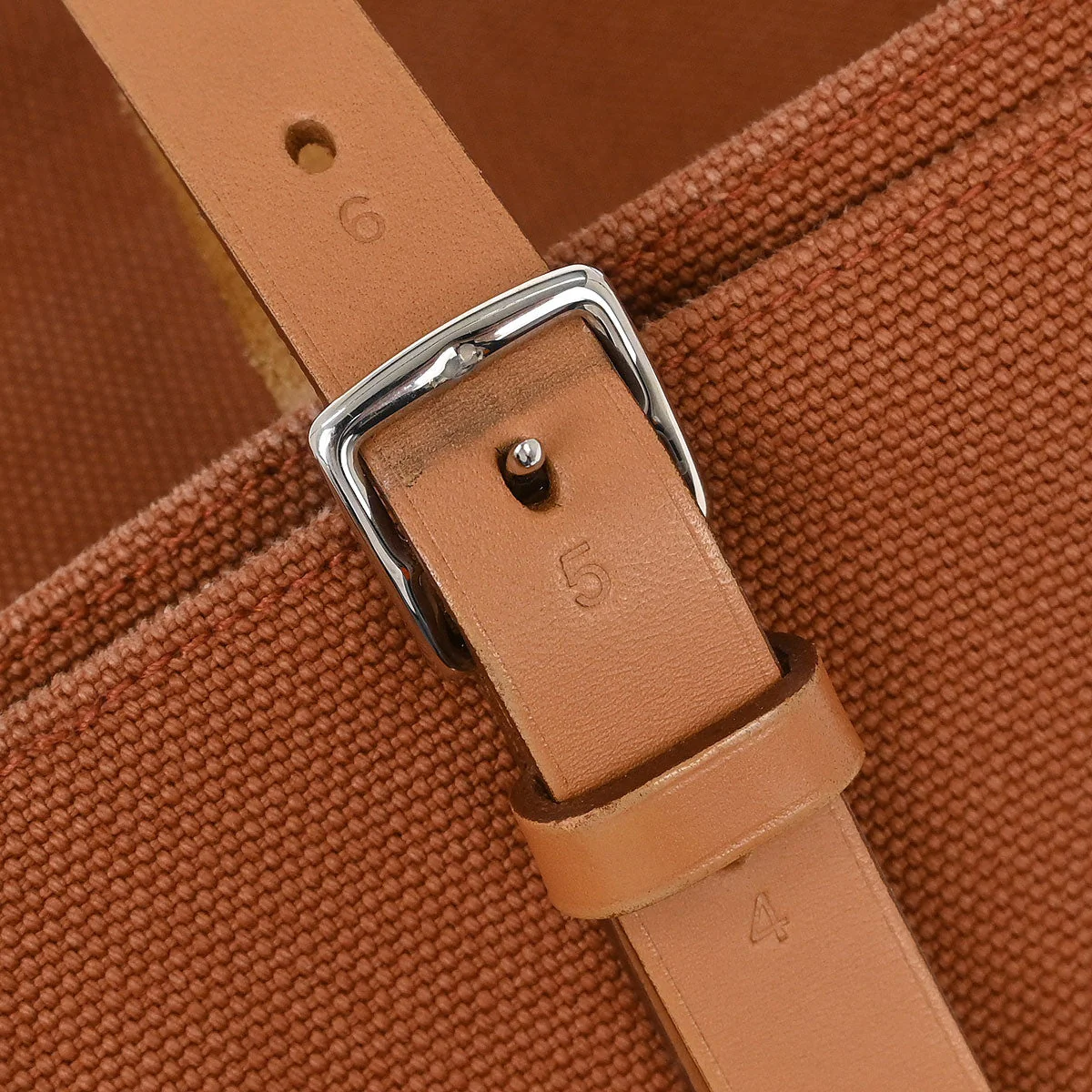 Hermes Brown Canvas Etriviere Elan Tote Bag - Image 5