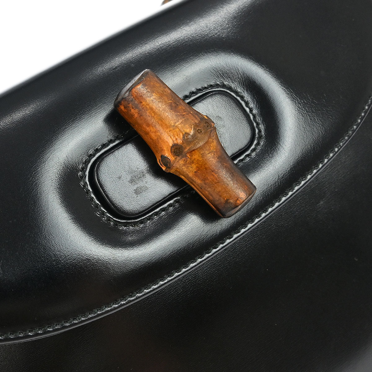 Gucci Black Bamboo 2way Shoulder Handbag - Image 4