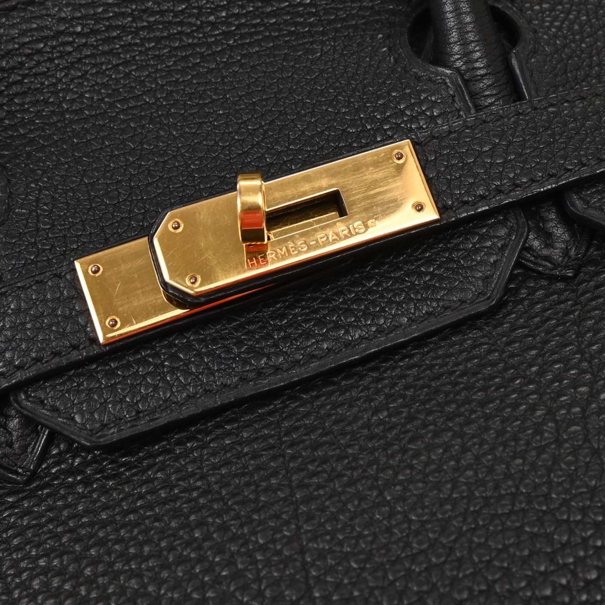 Hermes Black Togo Birkin 30 Handbag - Image 6
