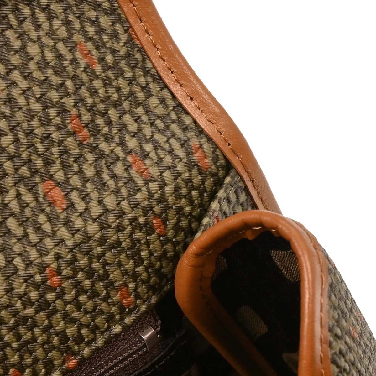 Yves Saint Laurent Khaki Brown 2way Shoulder Handbag - Image 9