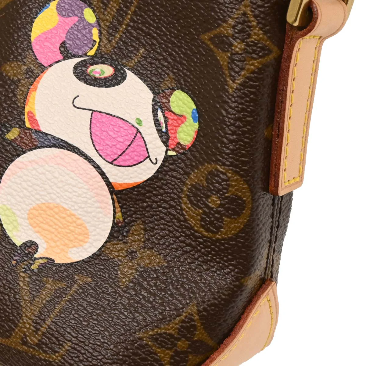 Louis Vuitton 2004 Monogram Panda Trotteur Shoulder Bag M51241 - Image 5