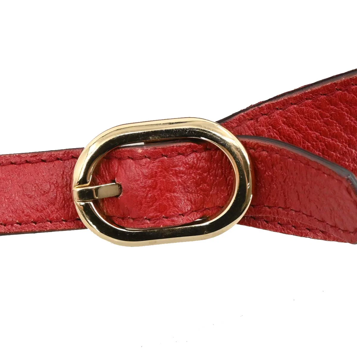 Gucci Red Leather Jackie Handbag - Image 3
