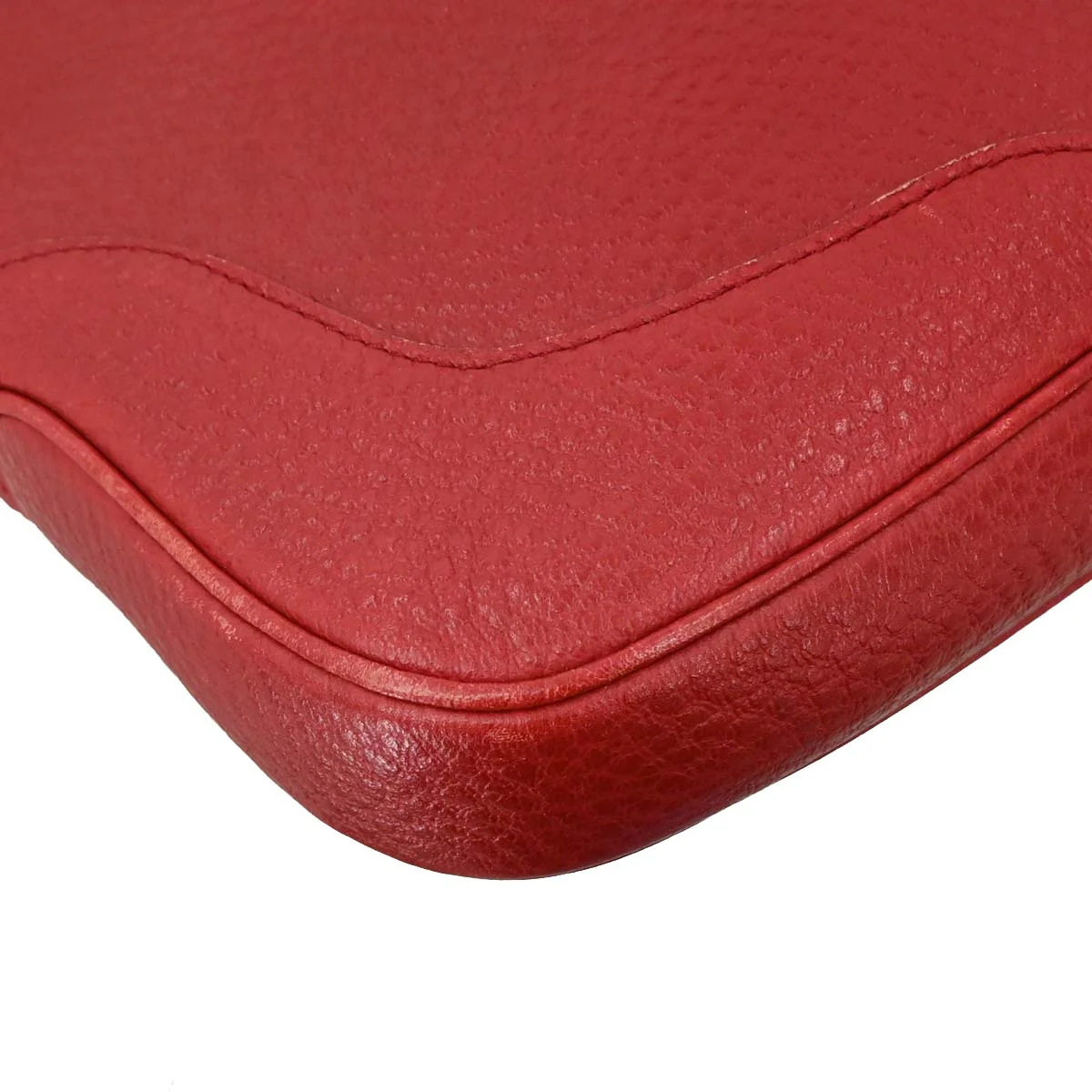 Gucci Red Leather Jackie Handbag - Image 6