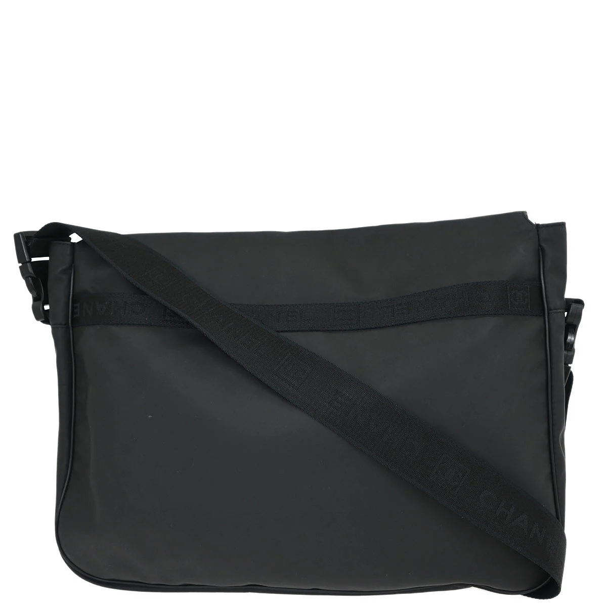 Chanel 2008-2009 Black PVC Sport Line Shoulder Bag - Image 2