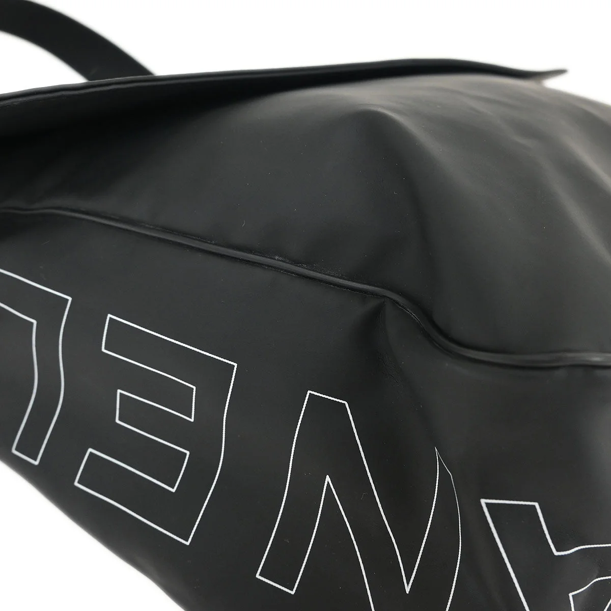 Chanel 2008-2009 Black PVC Sport Line Shoulder Bag - Image 4