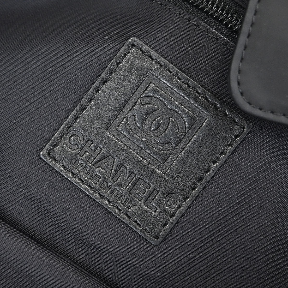 Chanel 2008-2009 Black PVC Sport Line Shoulder Bag - Image 9