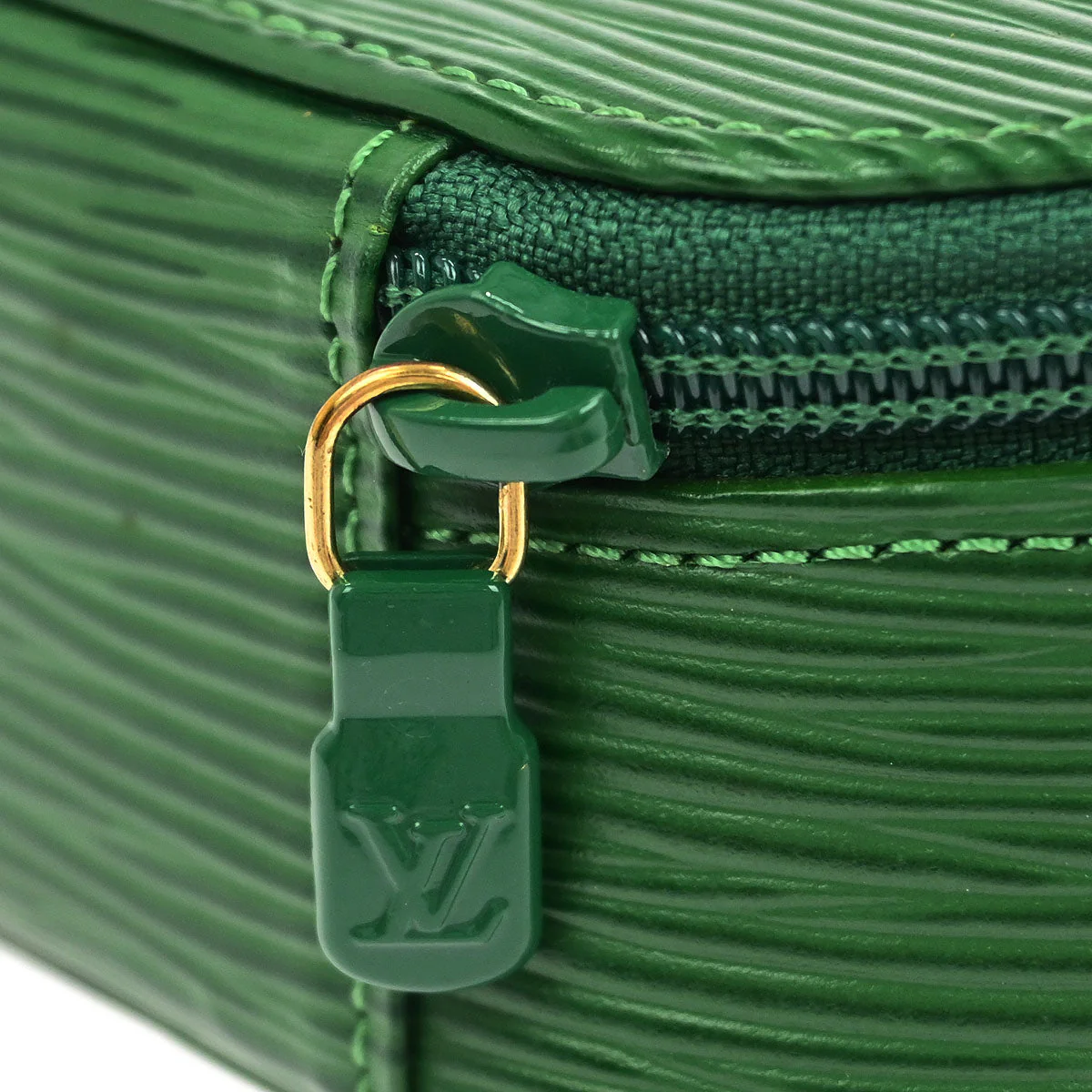 Louis Vuitton Green Epi Ecrin Bijou 10 Jewelry Case Pouch M48214 - Image 4
