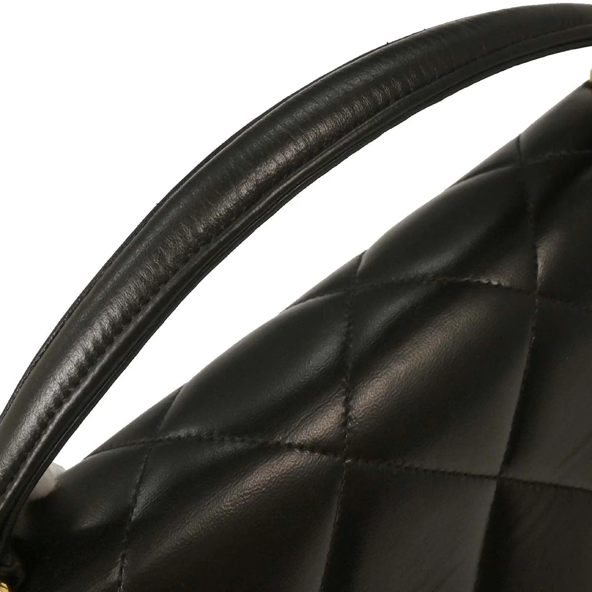 Chanel 1996-1997 Black Lambskin Business Briefcase Handbag - Image 5