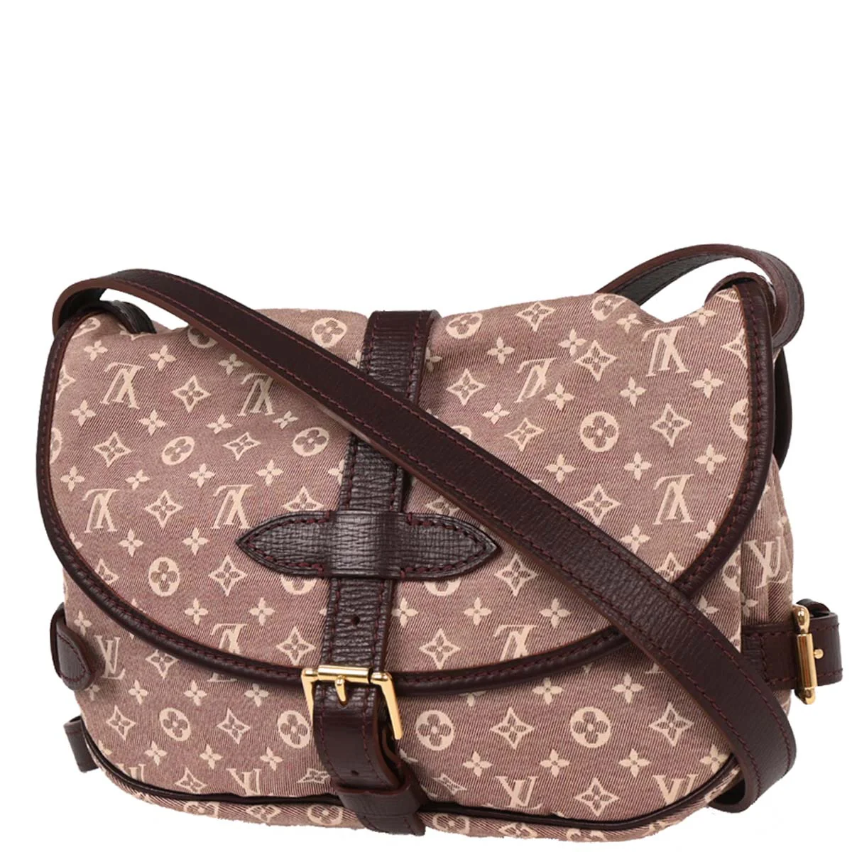 Louis Vuitton 2012 Sepia Monogram Idylle Saumur PM Shoulder Bag M40669 - Image 2