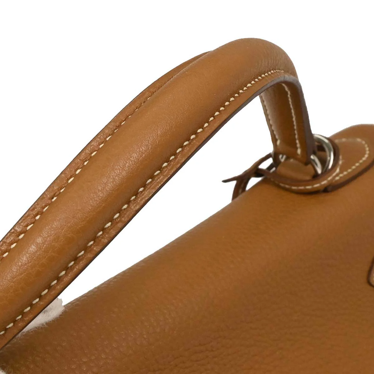 Hermes Gold Togo Kelly 32 Sellier 2way Handbag - Image 4