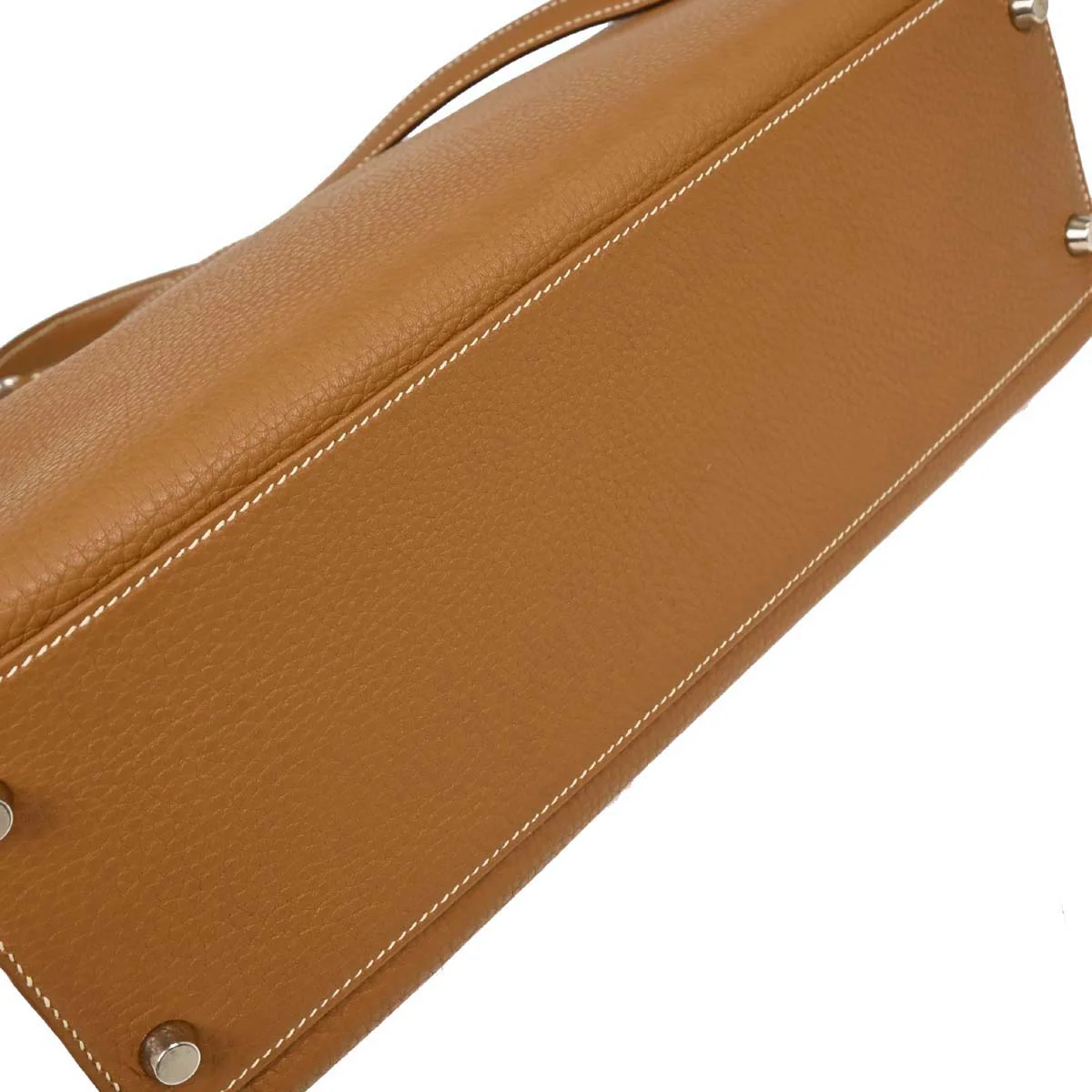 Hermes Gold Togo Kelly 32 Sellier 2way Handbag - Image 5