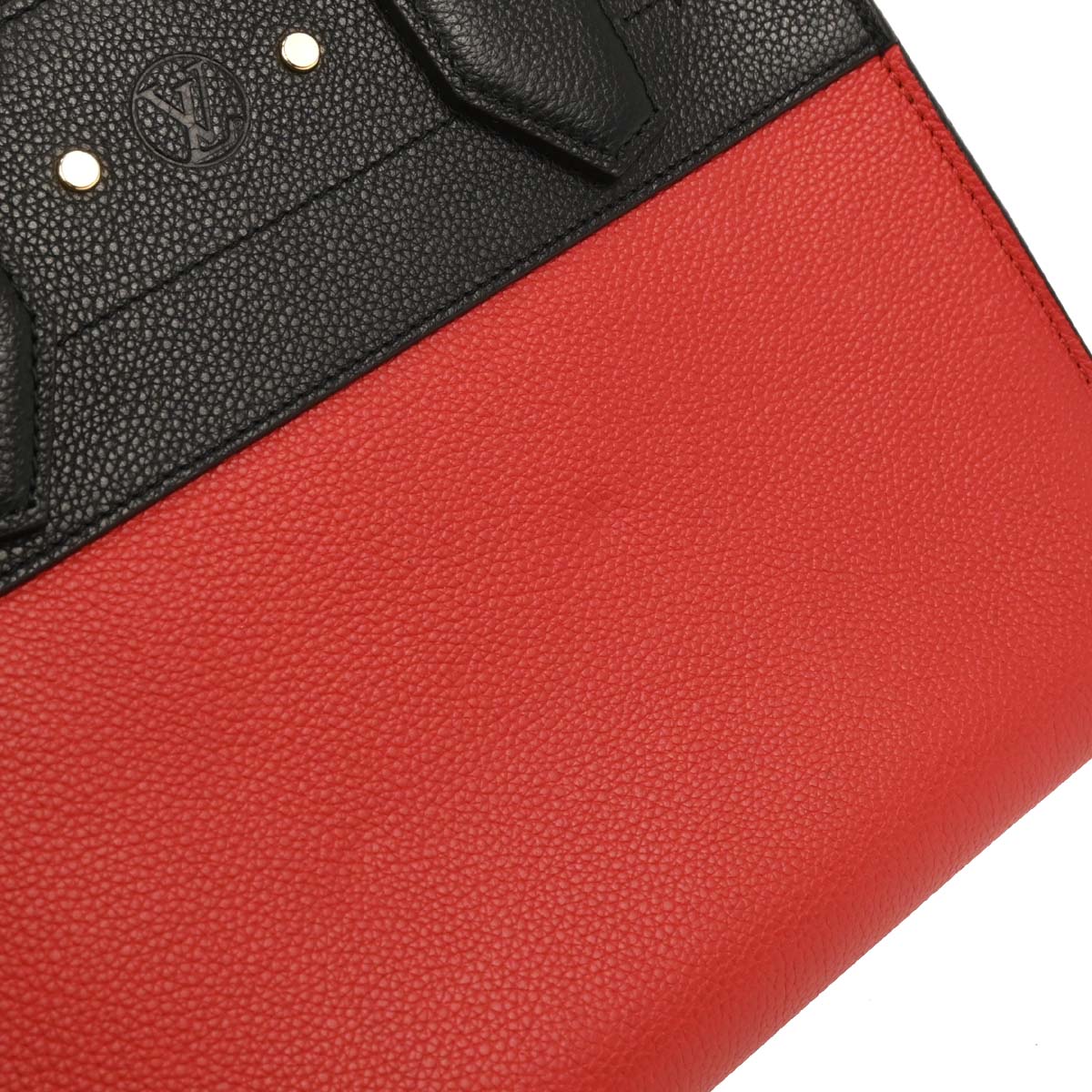 Louis Vuitton 2018 Red Black City Steamer PM 2way Shoulder Handbag M54868 - Image 3
