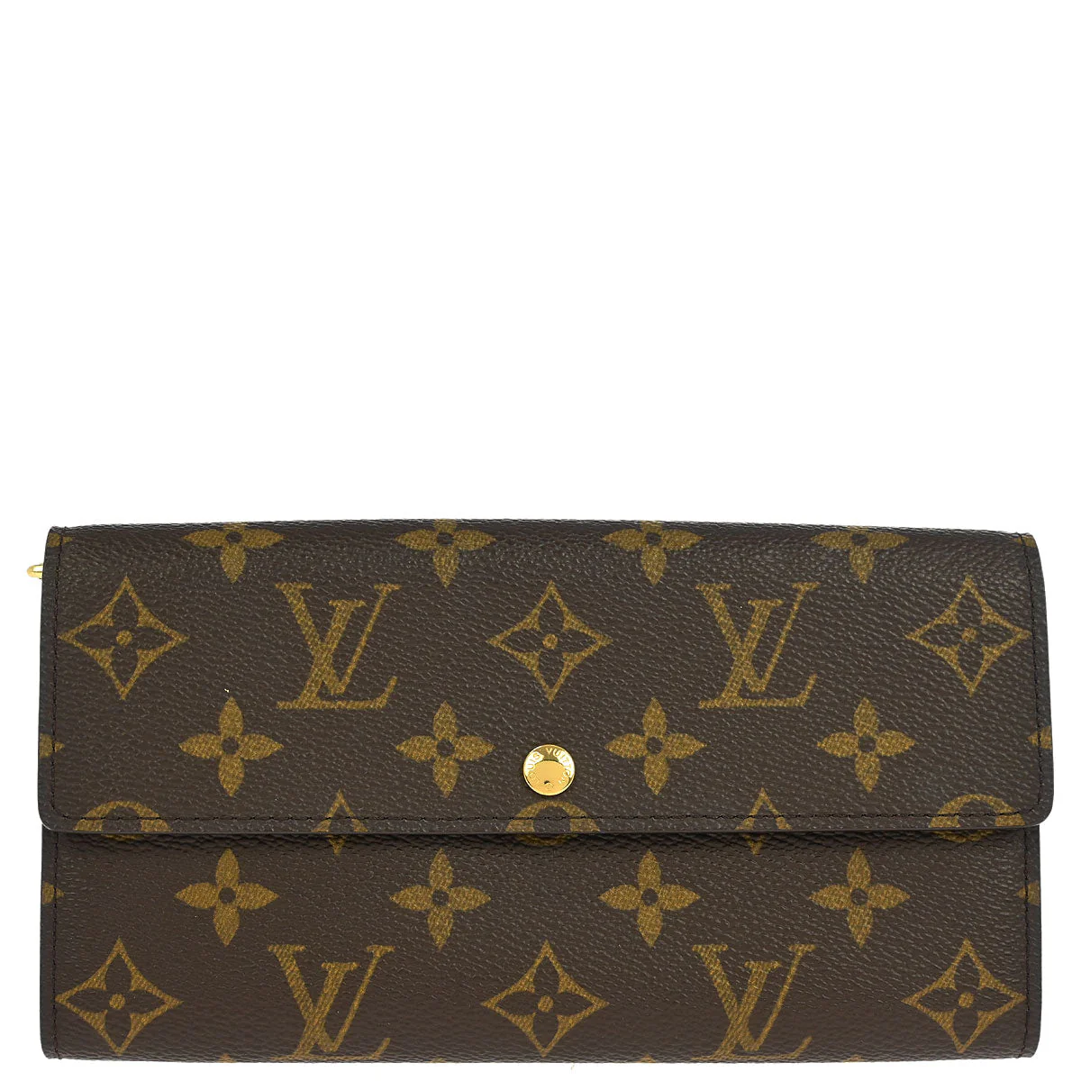 Louis Vuitton 2002 Monogram Portefeuille Sarah Purse Wallet M61734