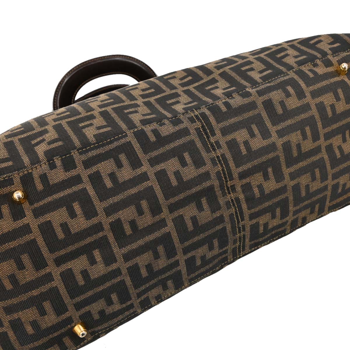 Fendi Brown Zucca Tote Handbag - Image 5