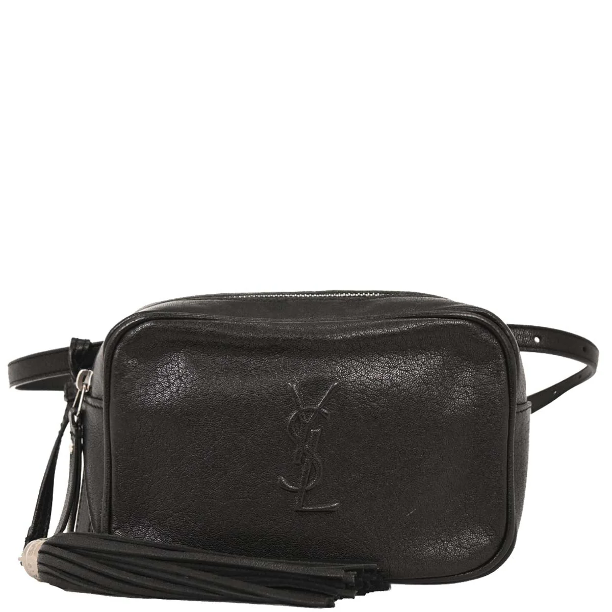 Saint Laurent Black Lou Belt Bag