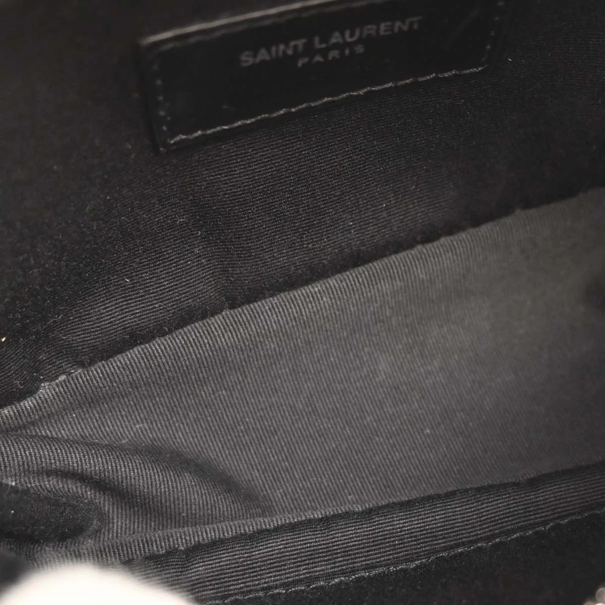 Saint Laurent Black Lou Belt Bag - Image 8