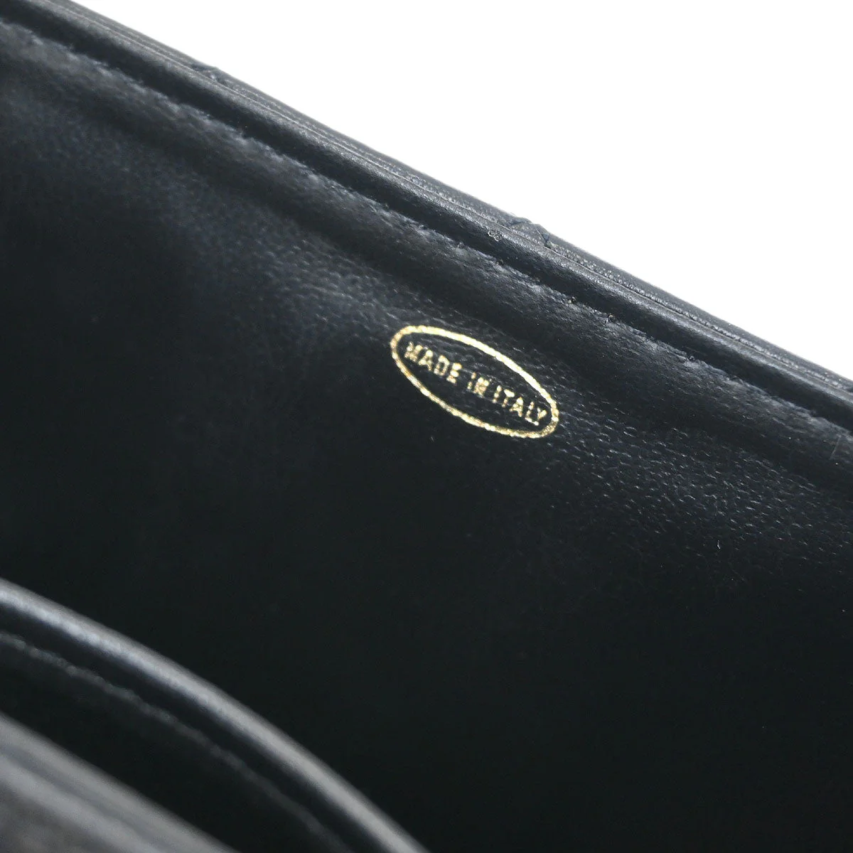 Chanel Black Lambskin Vanity Shoulder Bag - Image 8