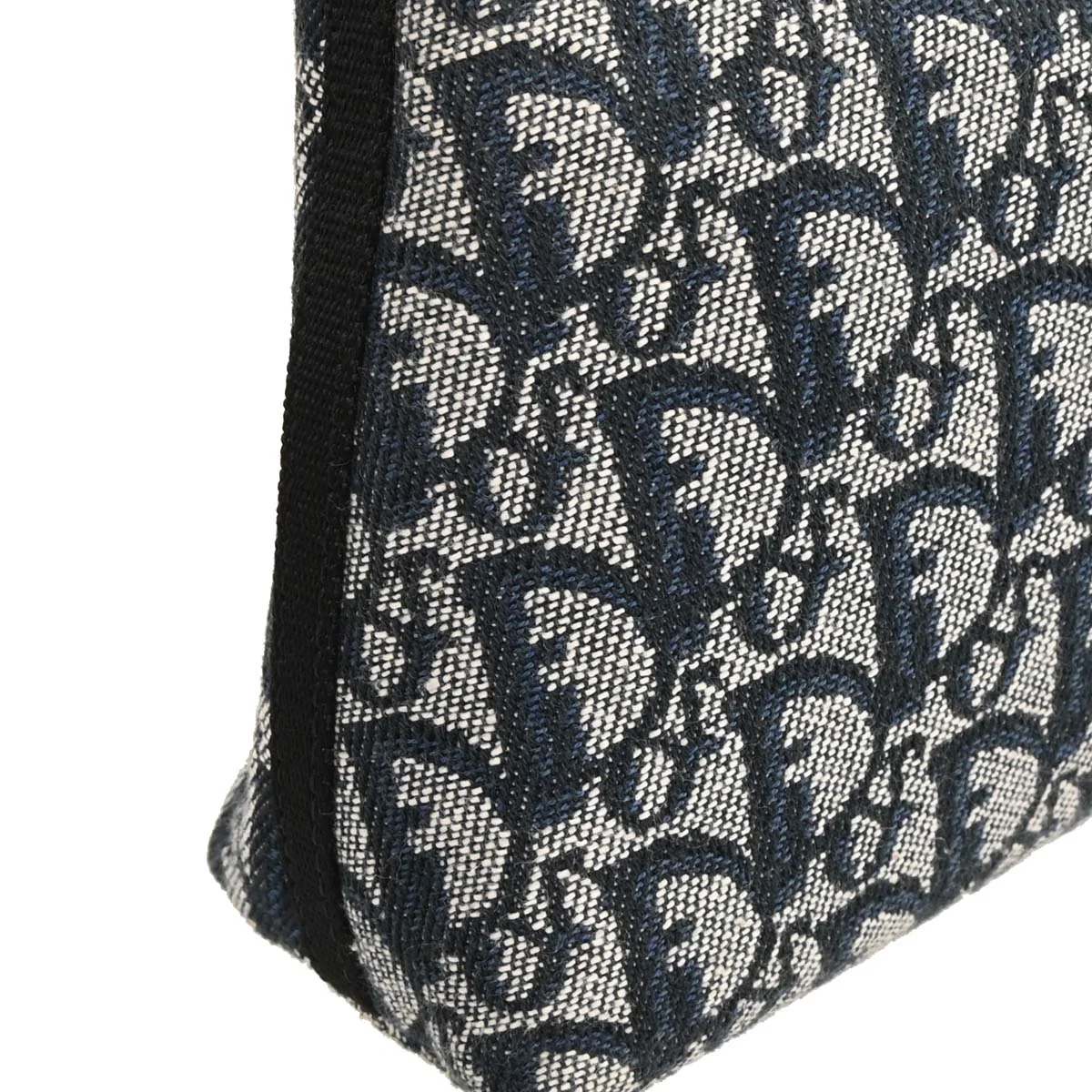 Christian Dior Navy Trotter Handbag - Image 3