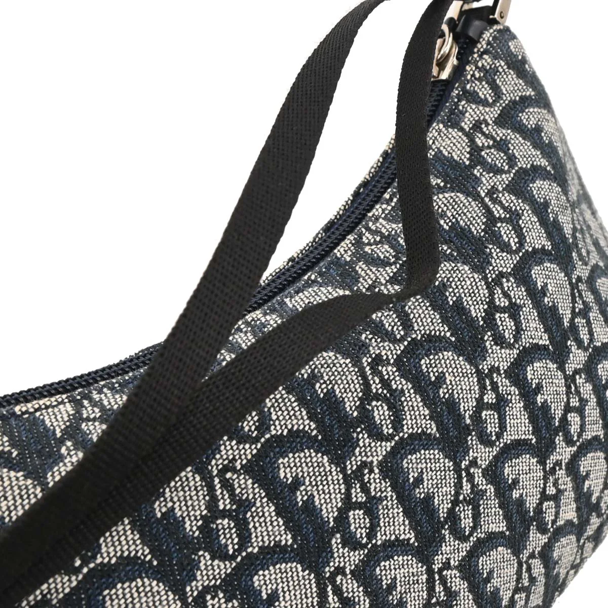 Christian Dior Navy Trotter Handbag - Image 4