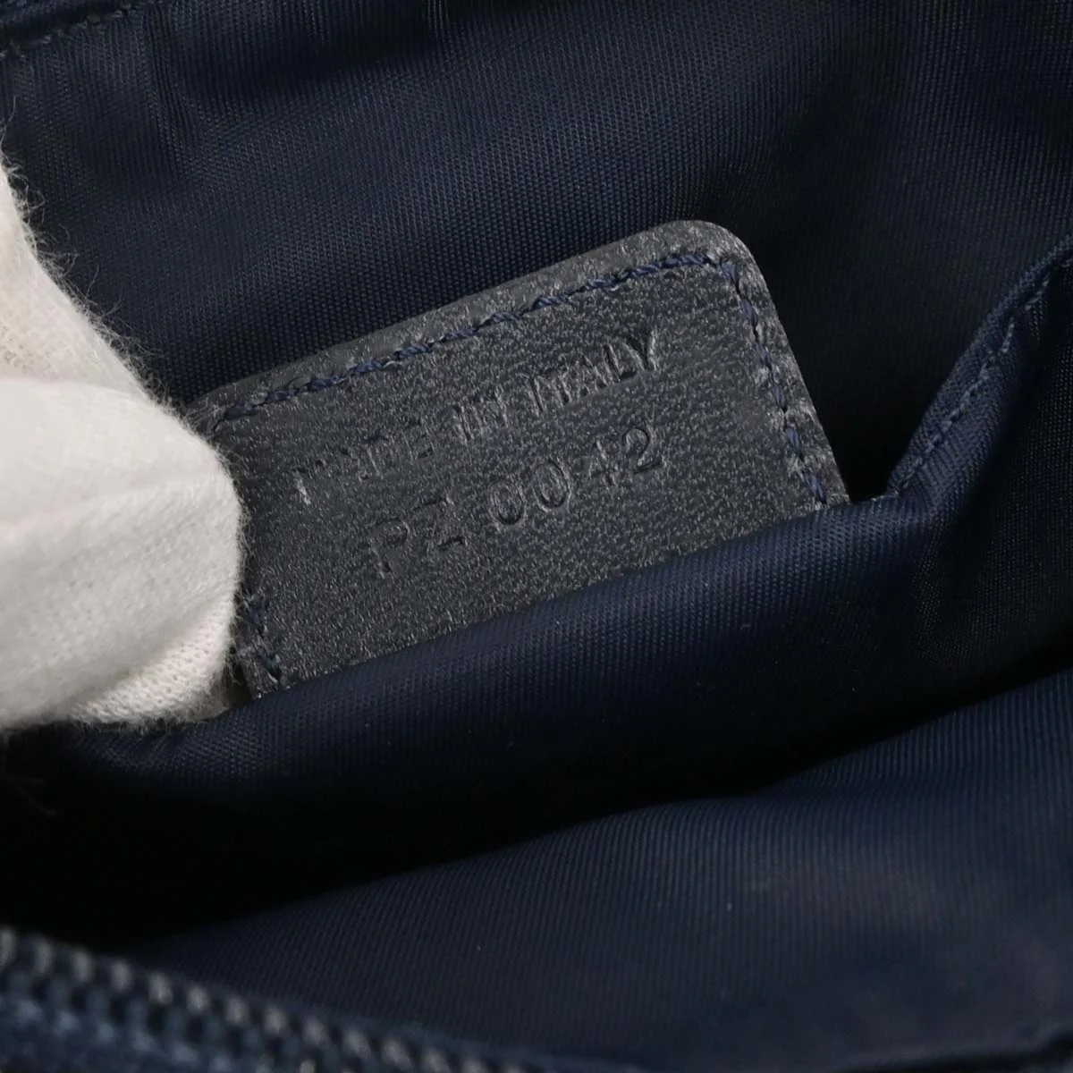 Christian Dior Navy Trotter Handbag - Image 9