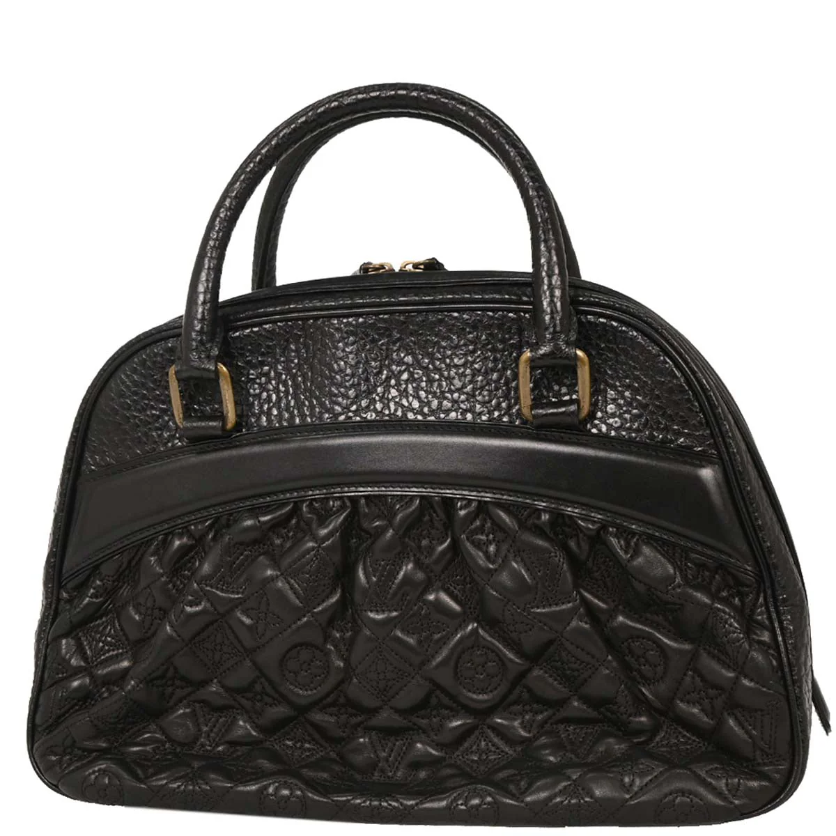 Louis Vuitton 2005 Black Monogram Vienna Mitzi Handbag M95101 - Image 2