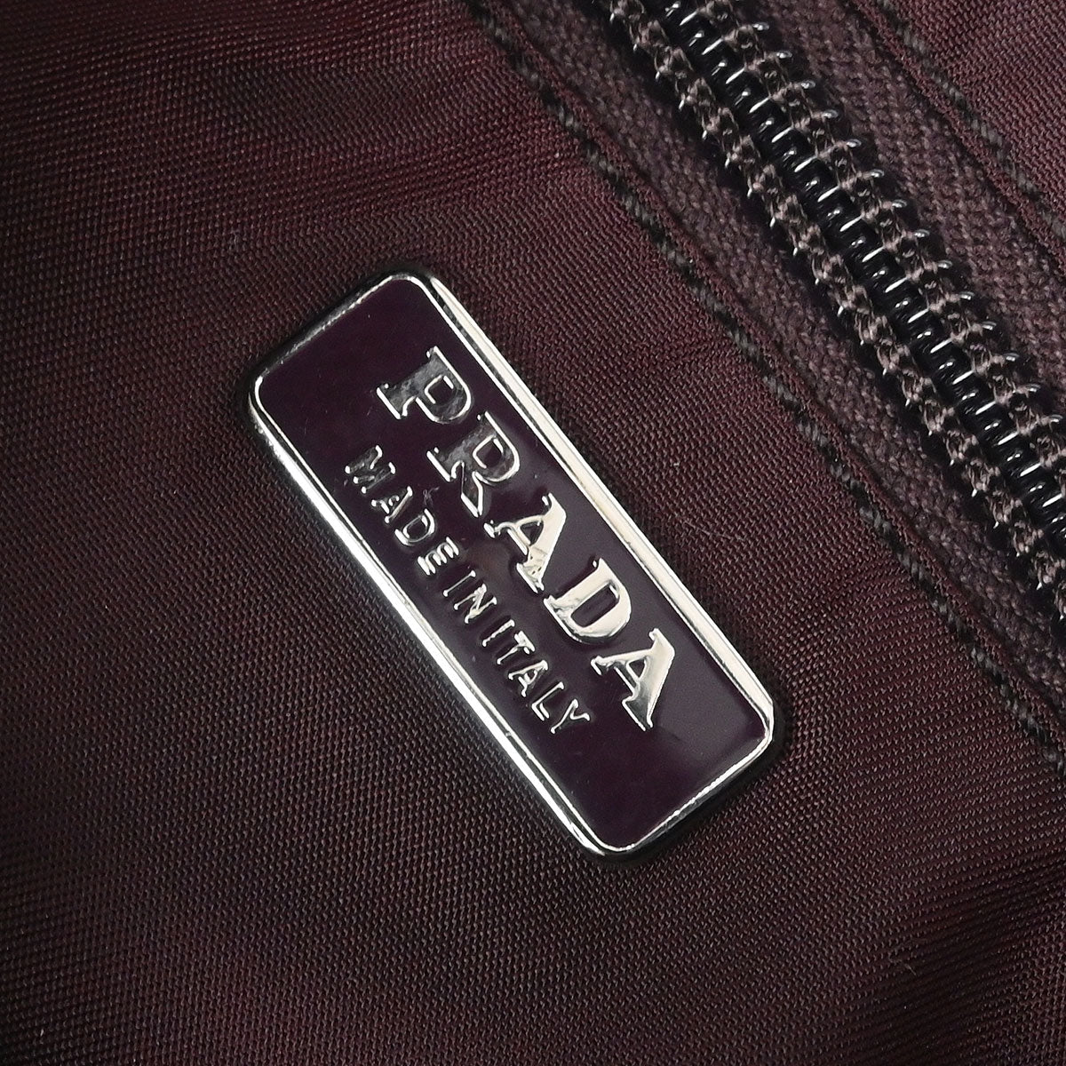 Prada Purple Nylon Handbag - Image 9