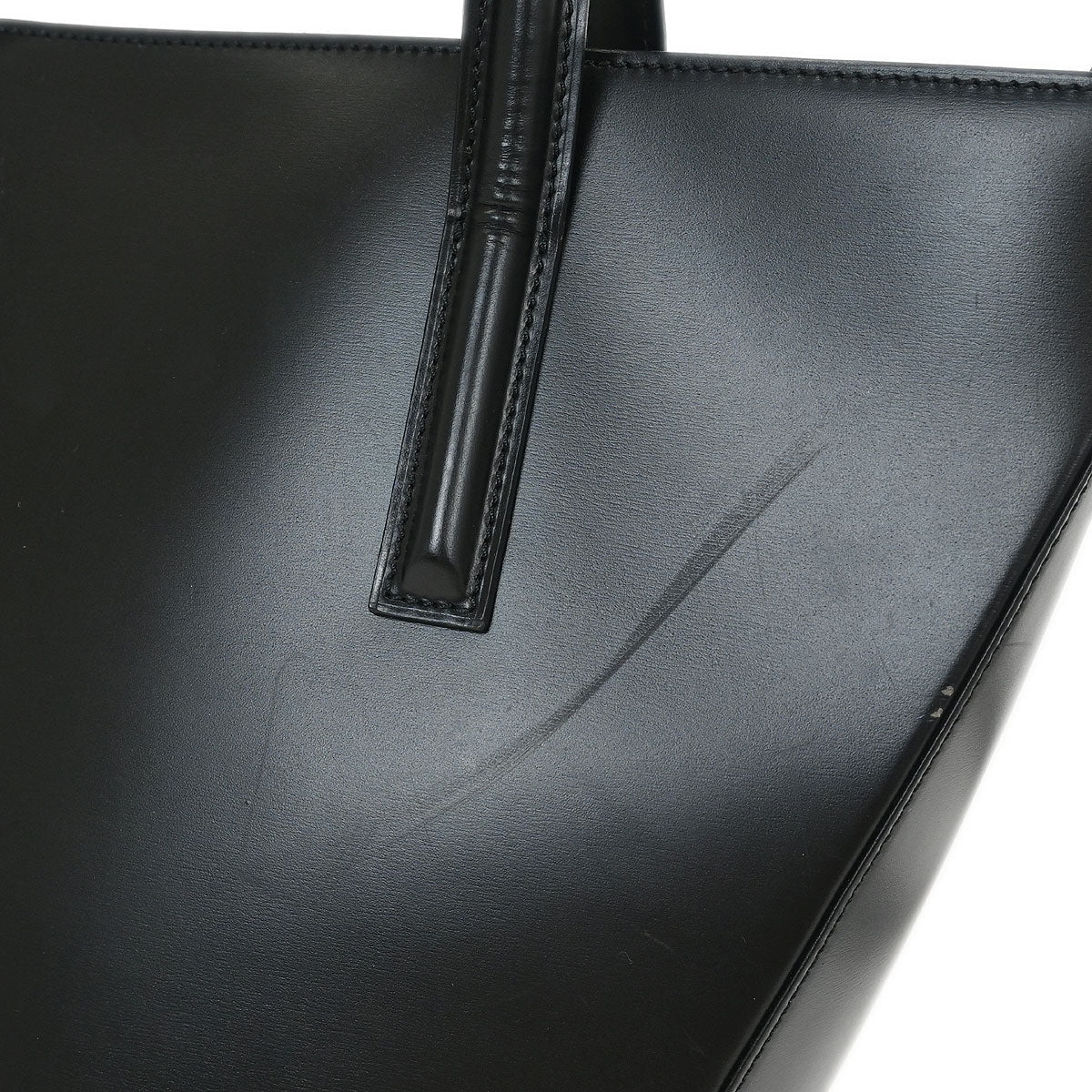 Cartier Black Leather Panthere 2way Shoulder Tote Handbag - Image 5