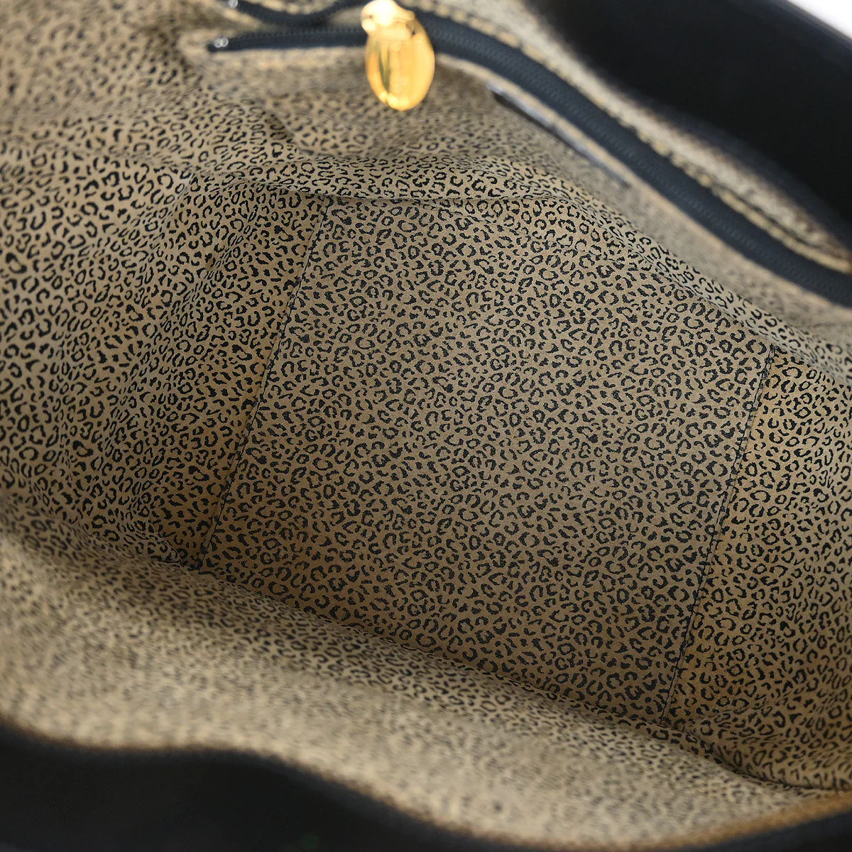 Cartier Black Leather Panthere 2way Shoulder Tote Handbag - Image 8
