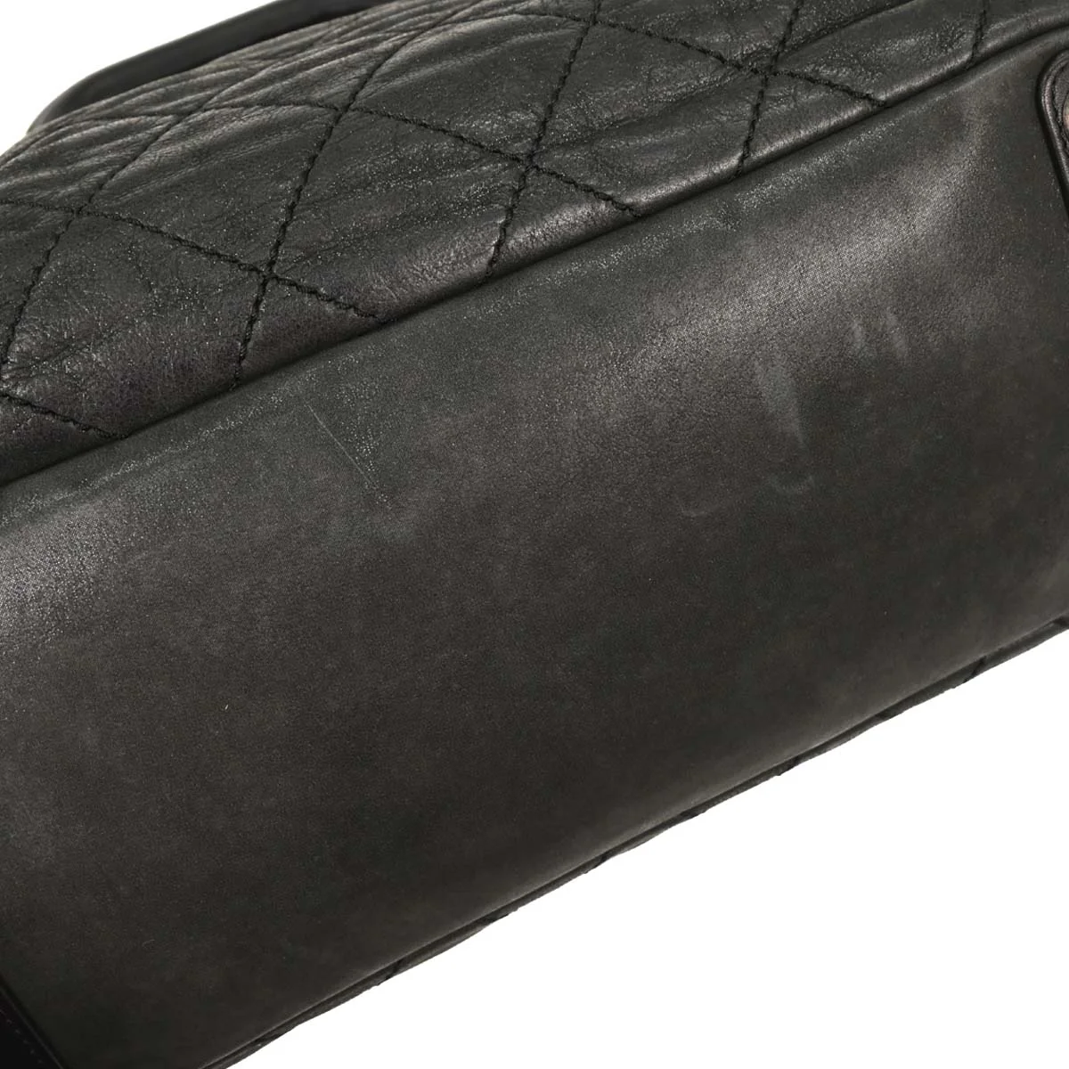 Chanel 2011 Black Iridescent Calfskin In The Mix Shopping Tote - Image 5
