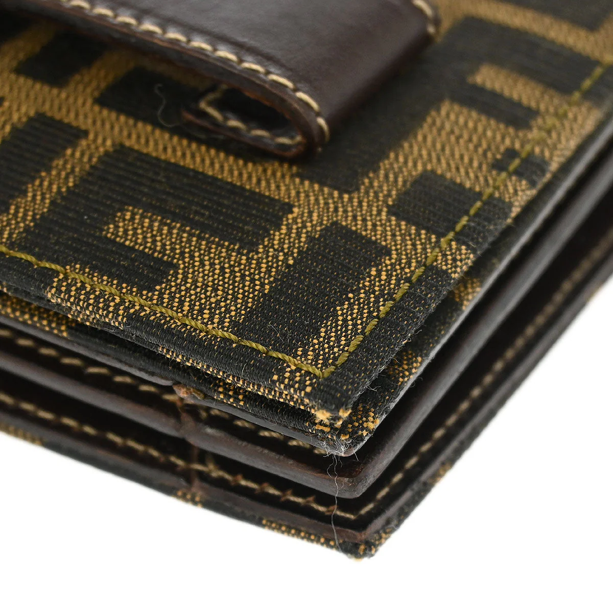 Fendi Brown Zucca Shoulder Bag - Image 3