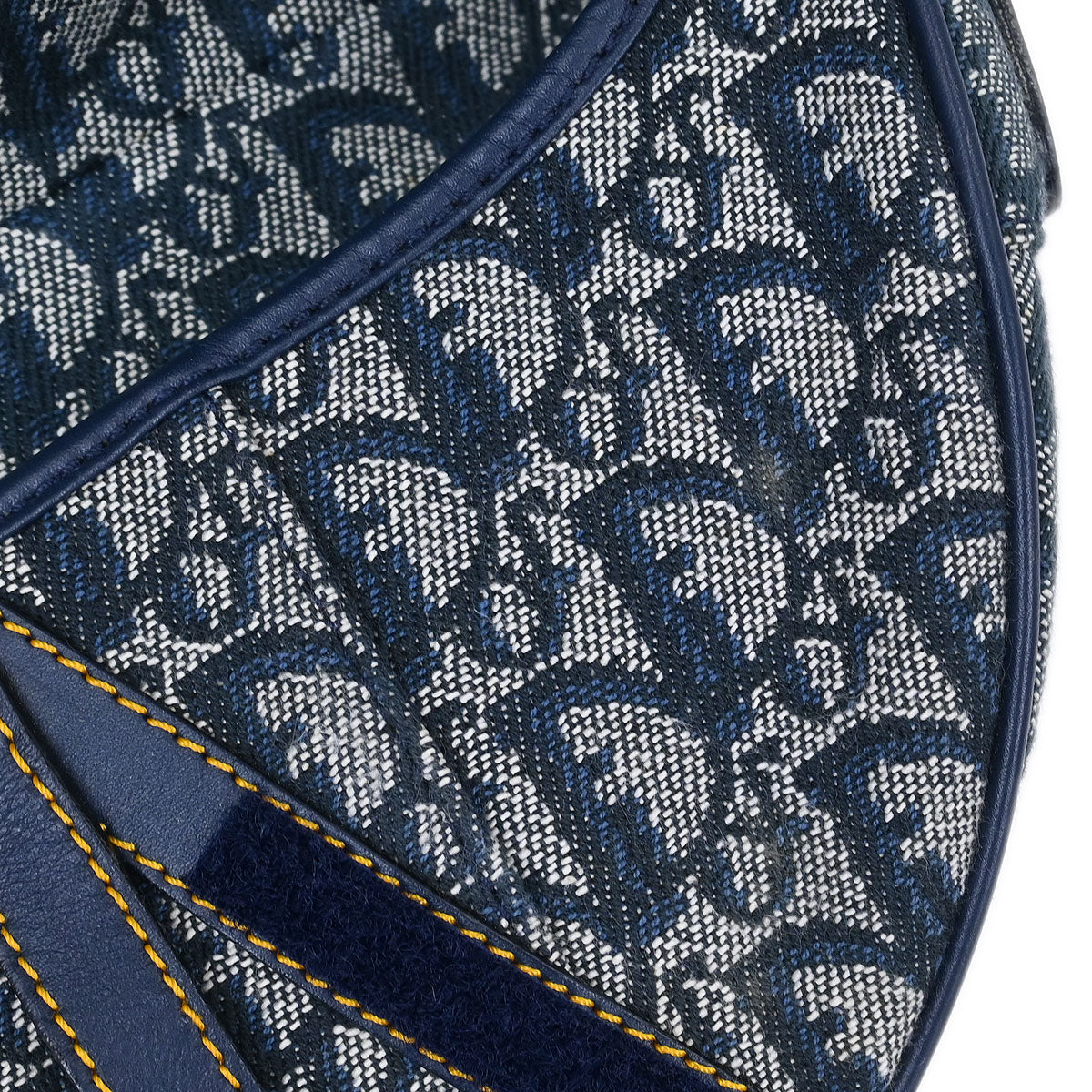 Christian Dior Navy Trotter Saddle Handbag - Image 8