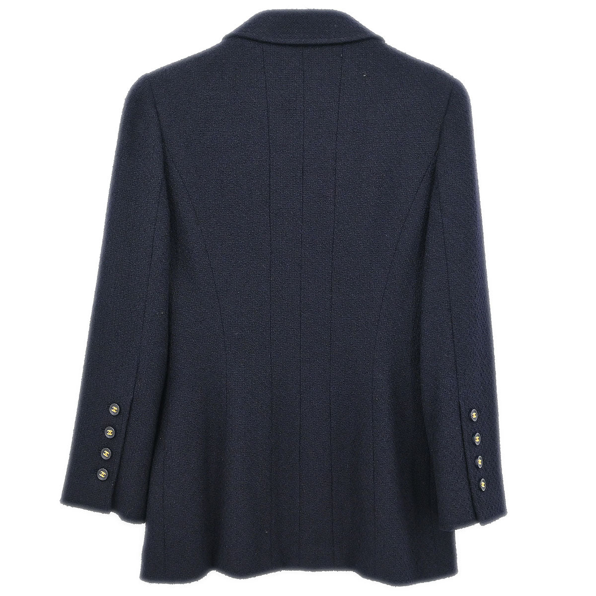 Chanel 1995 Single Breasted Jacket Black #40 - Image 2
