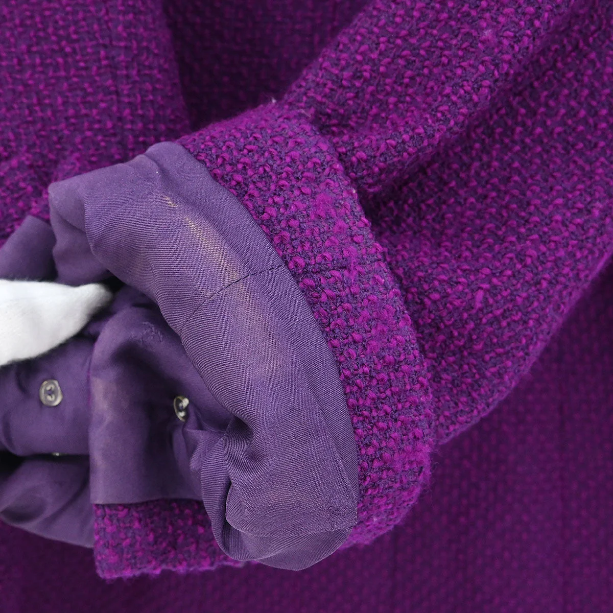 Chanel 1995 Jacket Purple #40 - Image 3