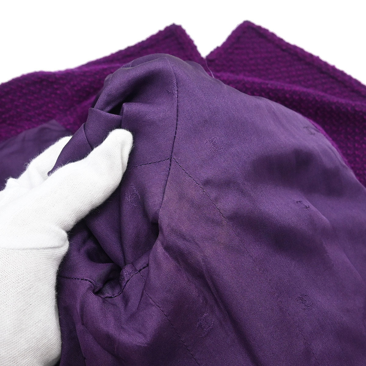 Chanel 1995 Jacket Purple #40 - Image 8