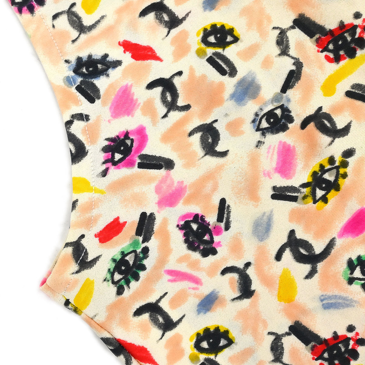 Chanel Sleeveless Cropped Tank Top White #38 - Image 4