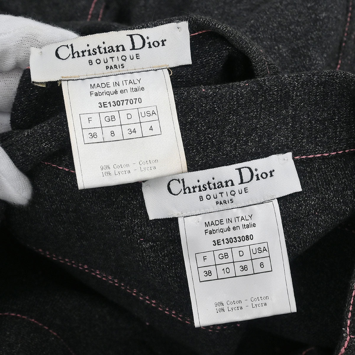 Christian Dior 2003 Setup Suit Cardigan Skirt #36 #38 - Image 10