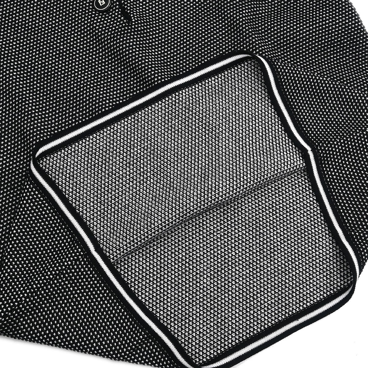 Fendi Polo Shirt Top Black #38 - Image 8