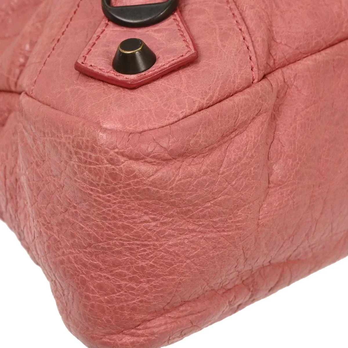Balenciaga Pink Leather The Town 2way Shoulder Handbag - Image 4