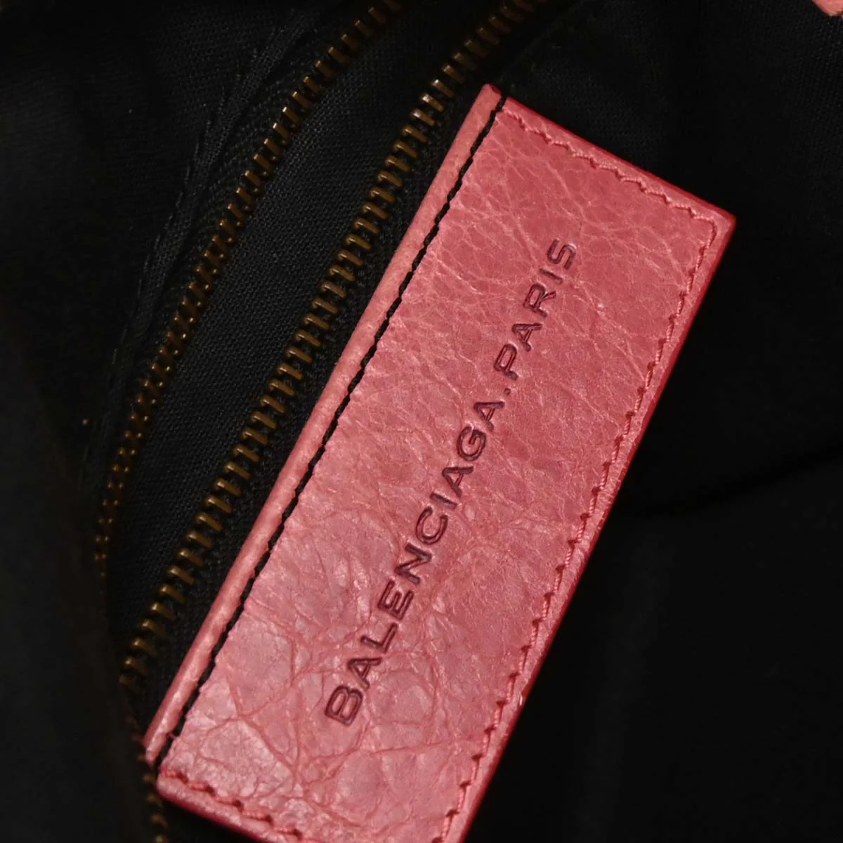 Balenciaga Pink Leather The Town 2way Shoulder Handbag - Image 9