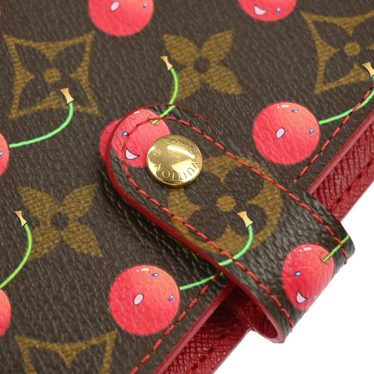 Louis Vuitton 2005 Monogram Cherry Agenda PM Note Book Cover R21023 - Image 3