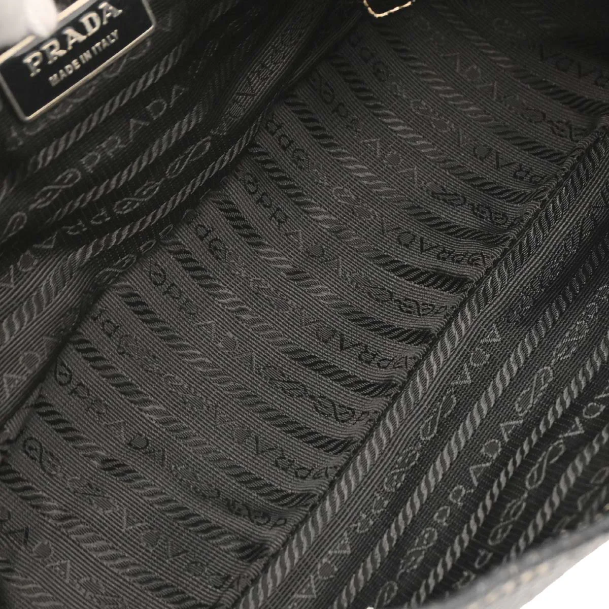 Prada Black Leather Handbag - Image 6