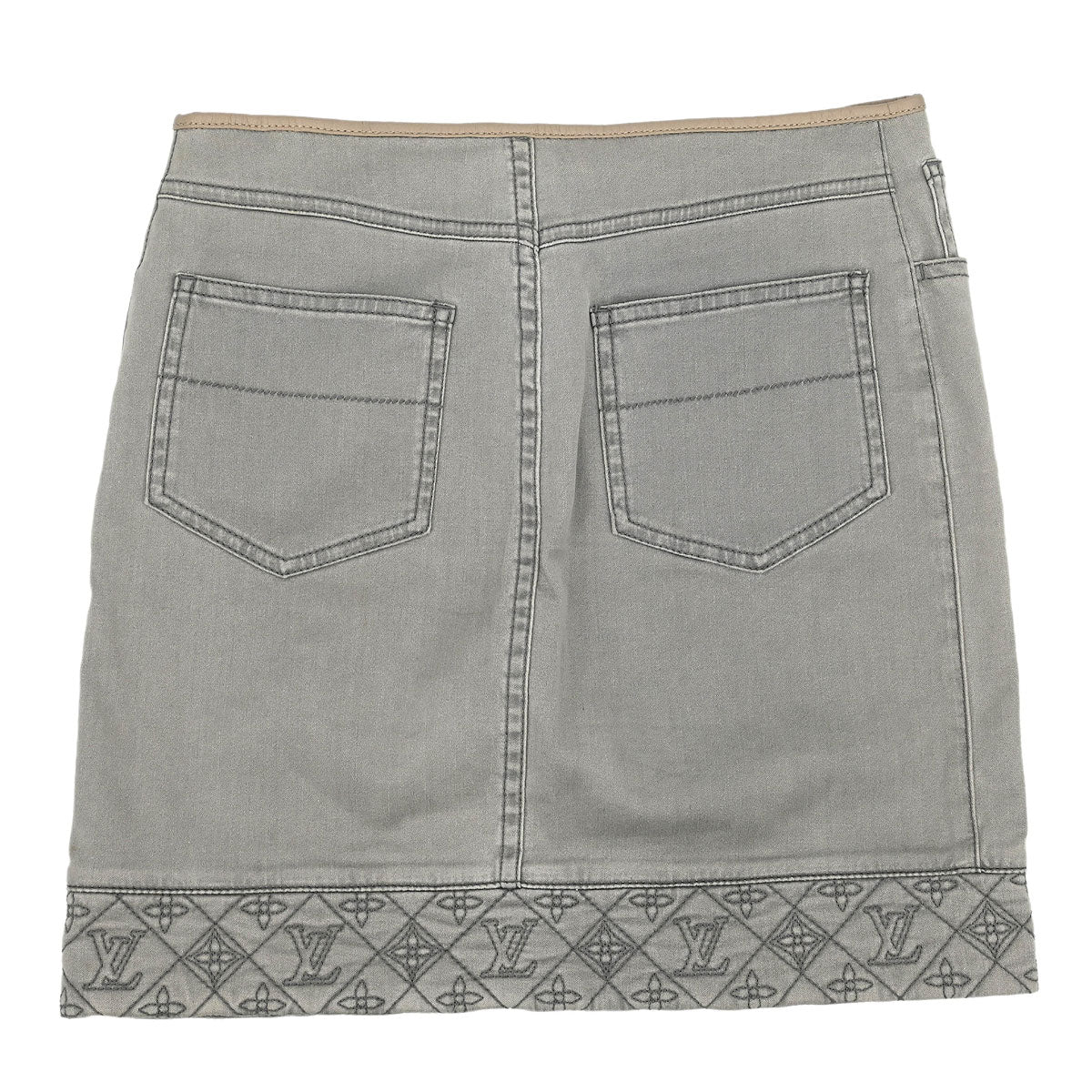 Louis Vuitton Denim Skirt Gray RW111W WSSK01DBC #36 - Image 2
