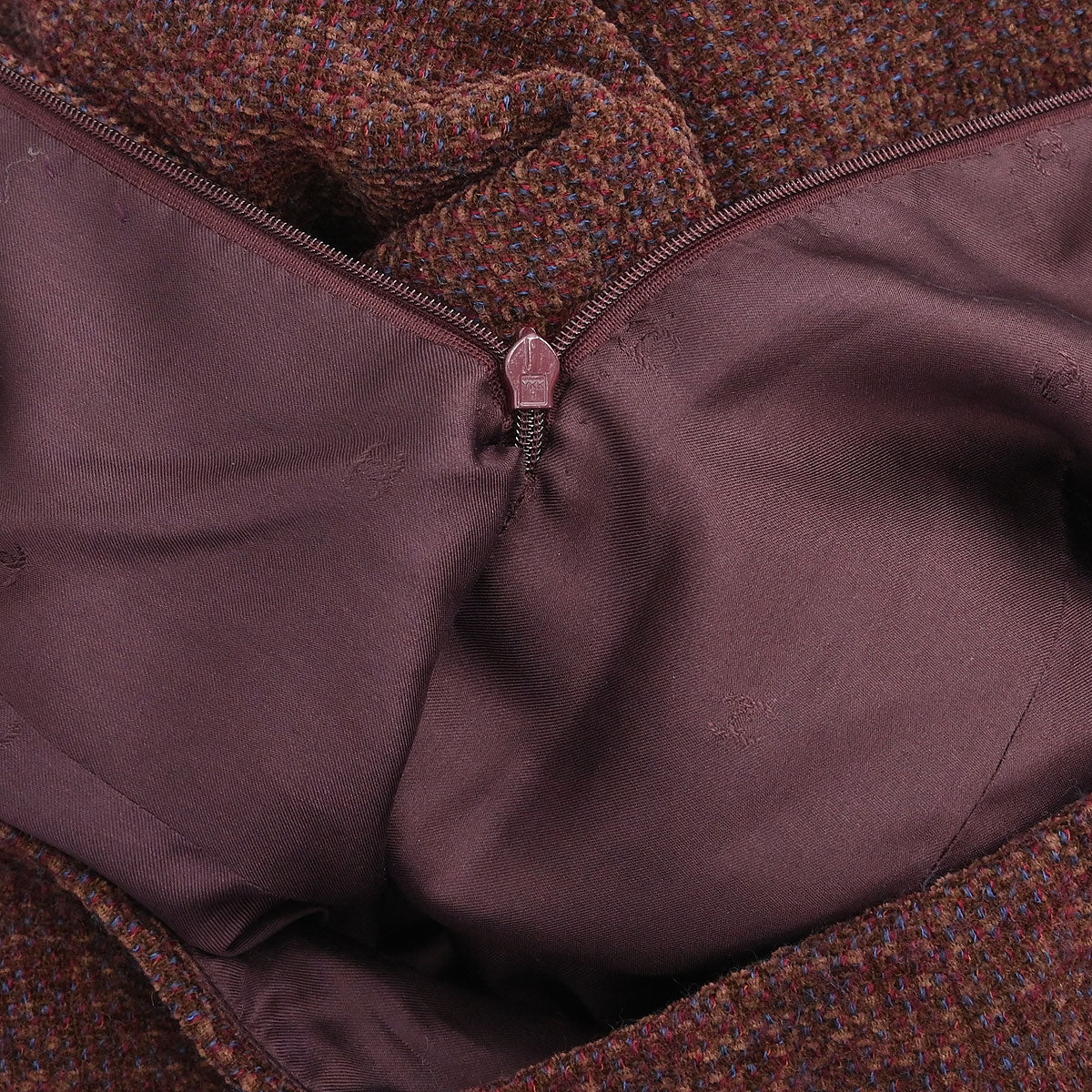 Chanel 1998 Setup Suit Jacket Skirt Brown #42 - Image 9