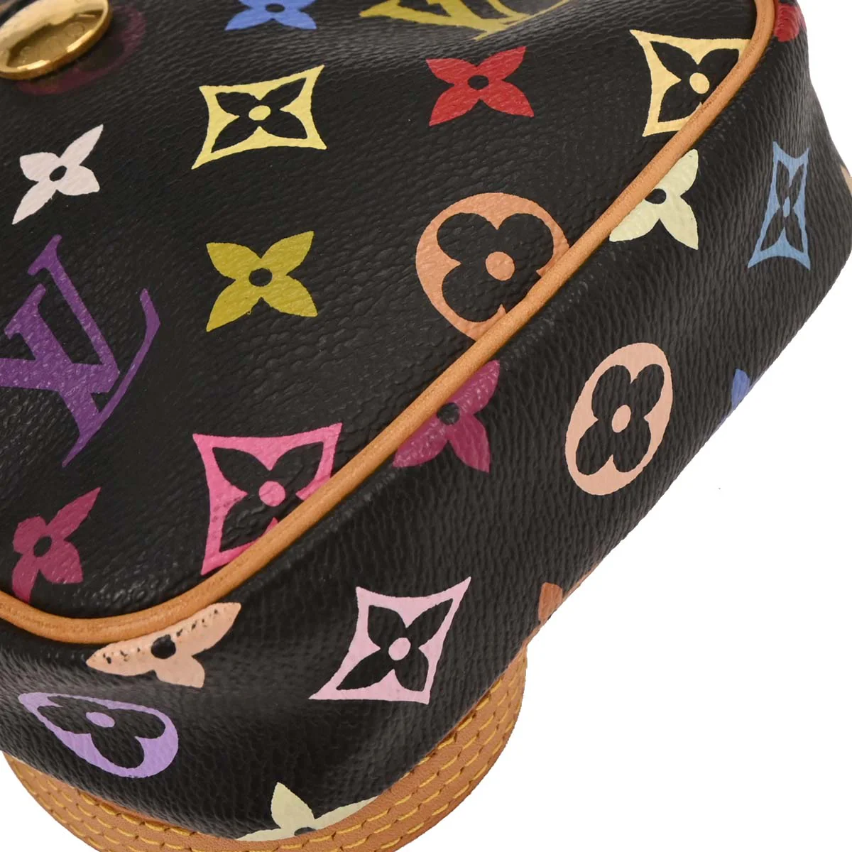 Louis Vuitton Black Monogram Multicolor Rift Shoulder Bag M40056 - Image 3