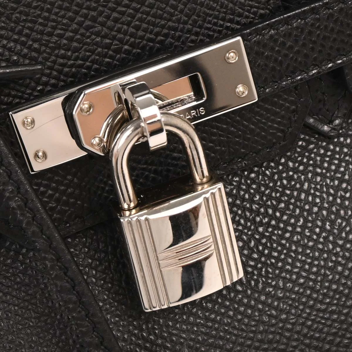 Hermes Black Epsom Birkin 25 Handbag - Image 6