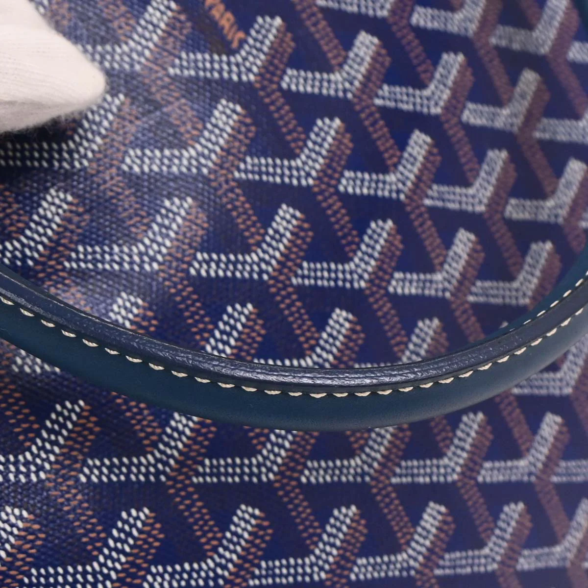 Goyard Blue Saint Jeanne GM Handbag - Image 3
