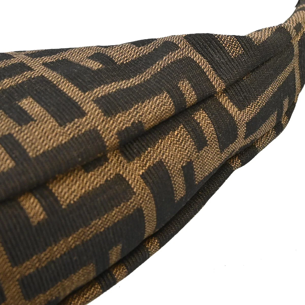 Fendi Brown Canvas Zucca Handbag - Image 4