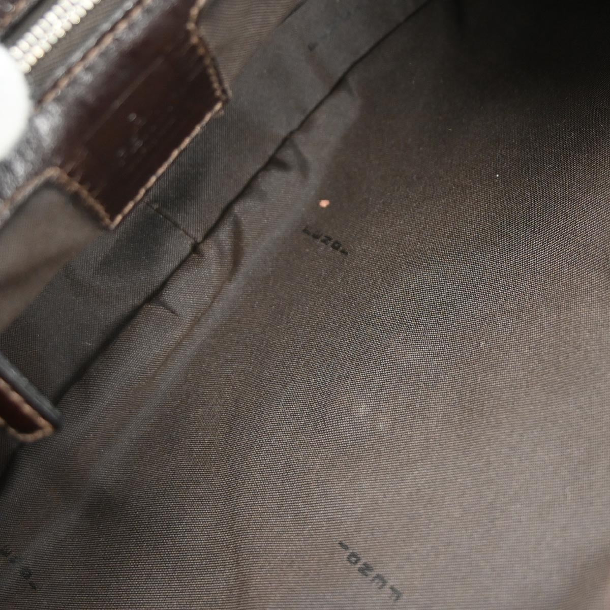 Fendi Brown Canvas Zucca Handbag - Image 7