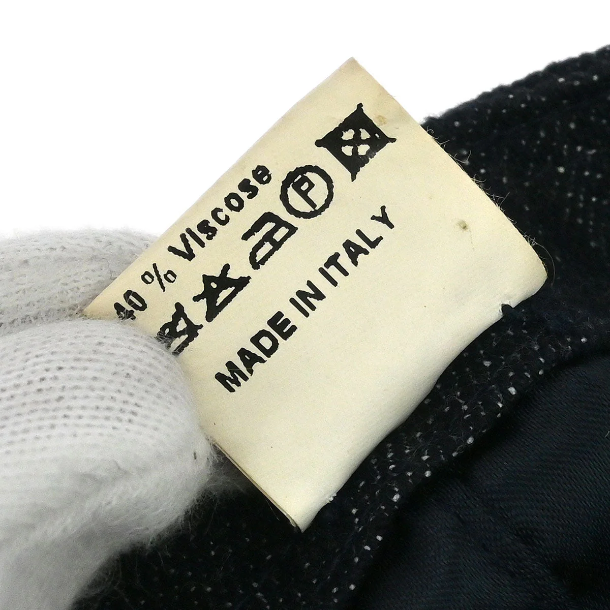 Chanel Cap Hat Denim Navy #M Small Good - Image 6